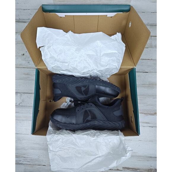 The Invincible Shoe Women/Men Defender 2.0 Steel Toe Shoe Black Size USW 7.5/M 6 - Picture 8 of 9